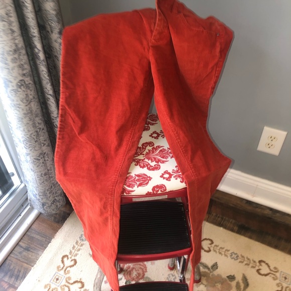 New York & Company Orange corduroy pants size 8 - Picture 1 of 2